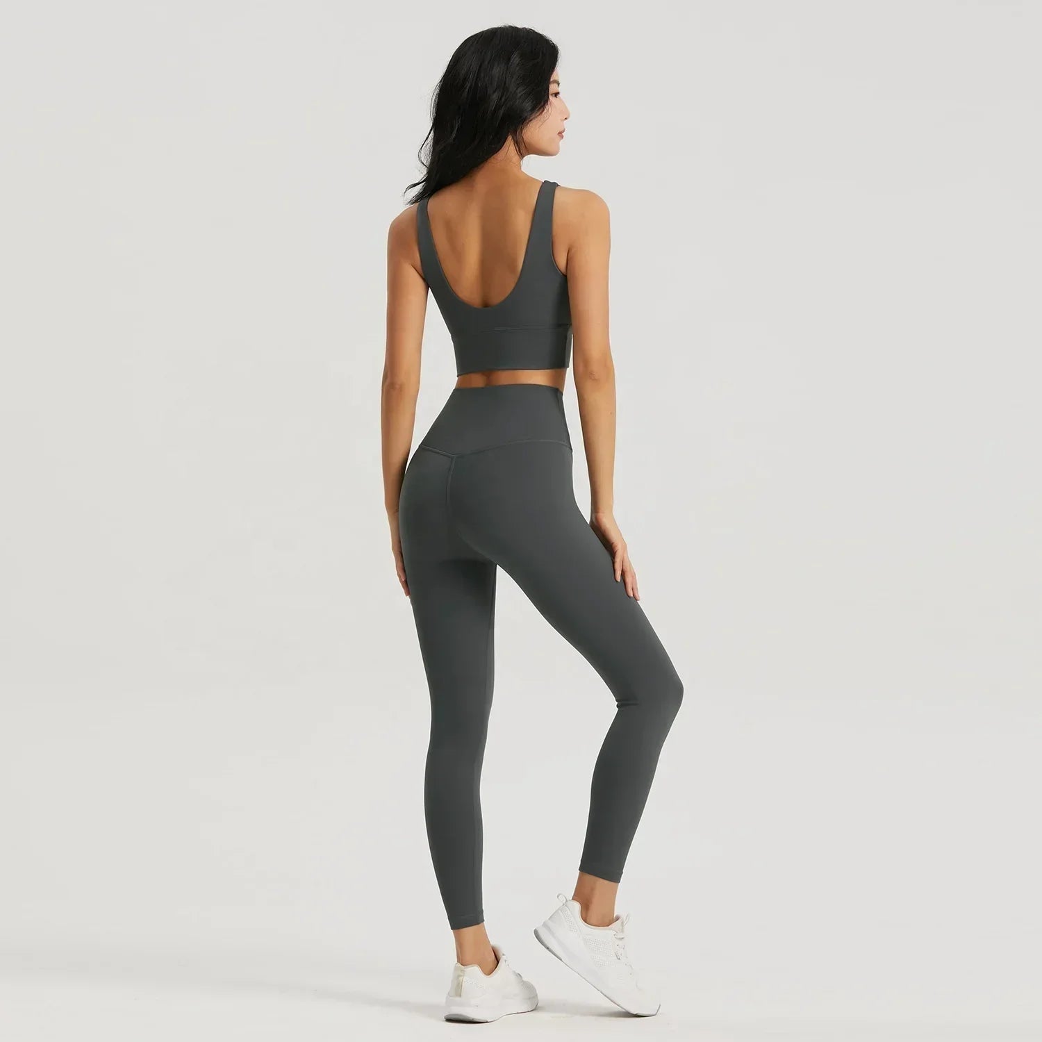 Seamless Yoga Set Bra & Leggings With Pocket Tights