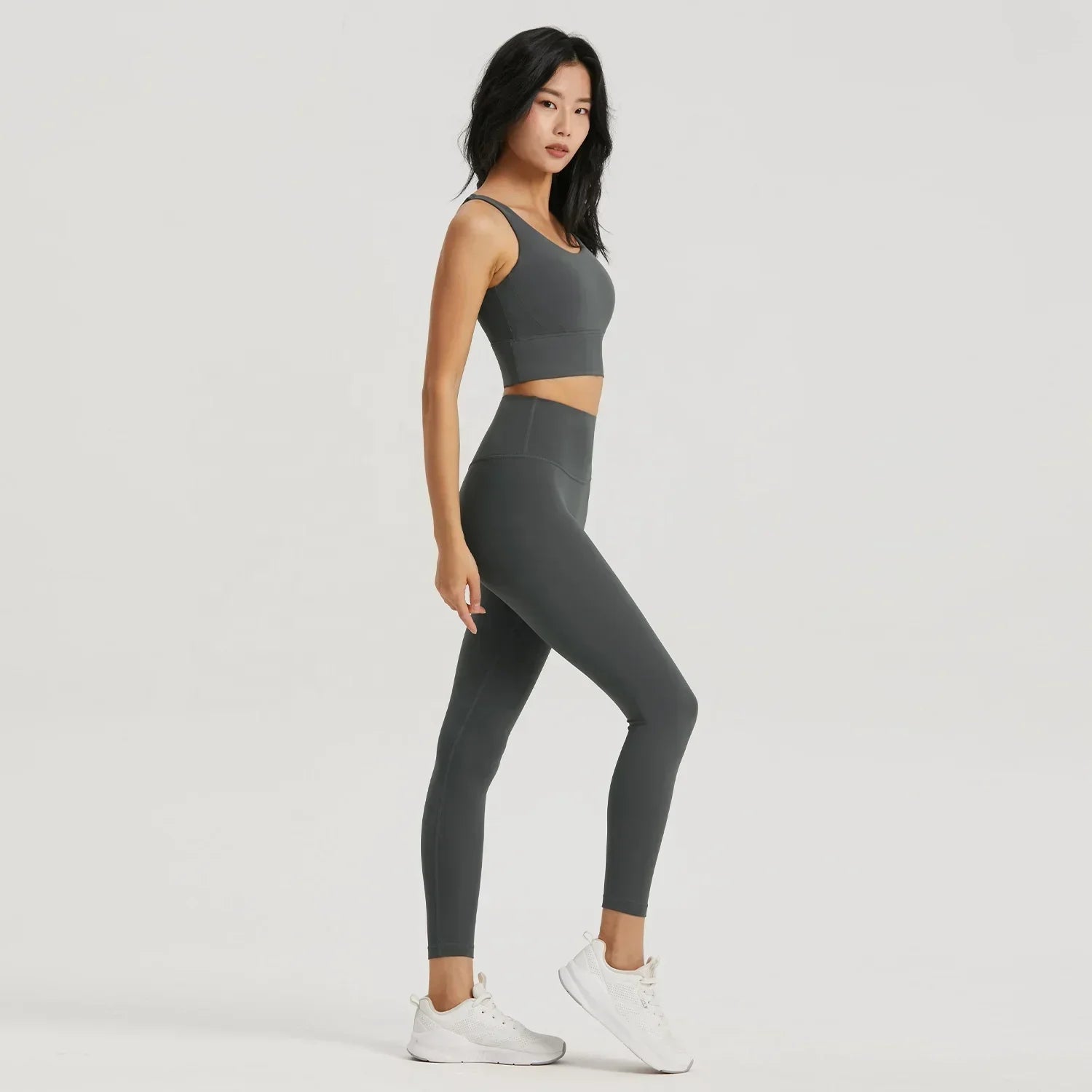 Seamless Yoga Set Bra & Leggings With Pocket Tights