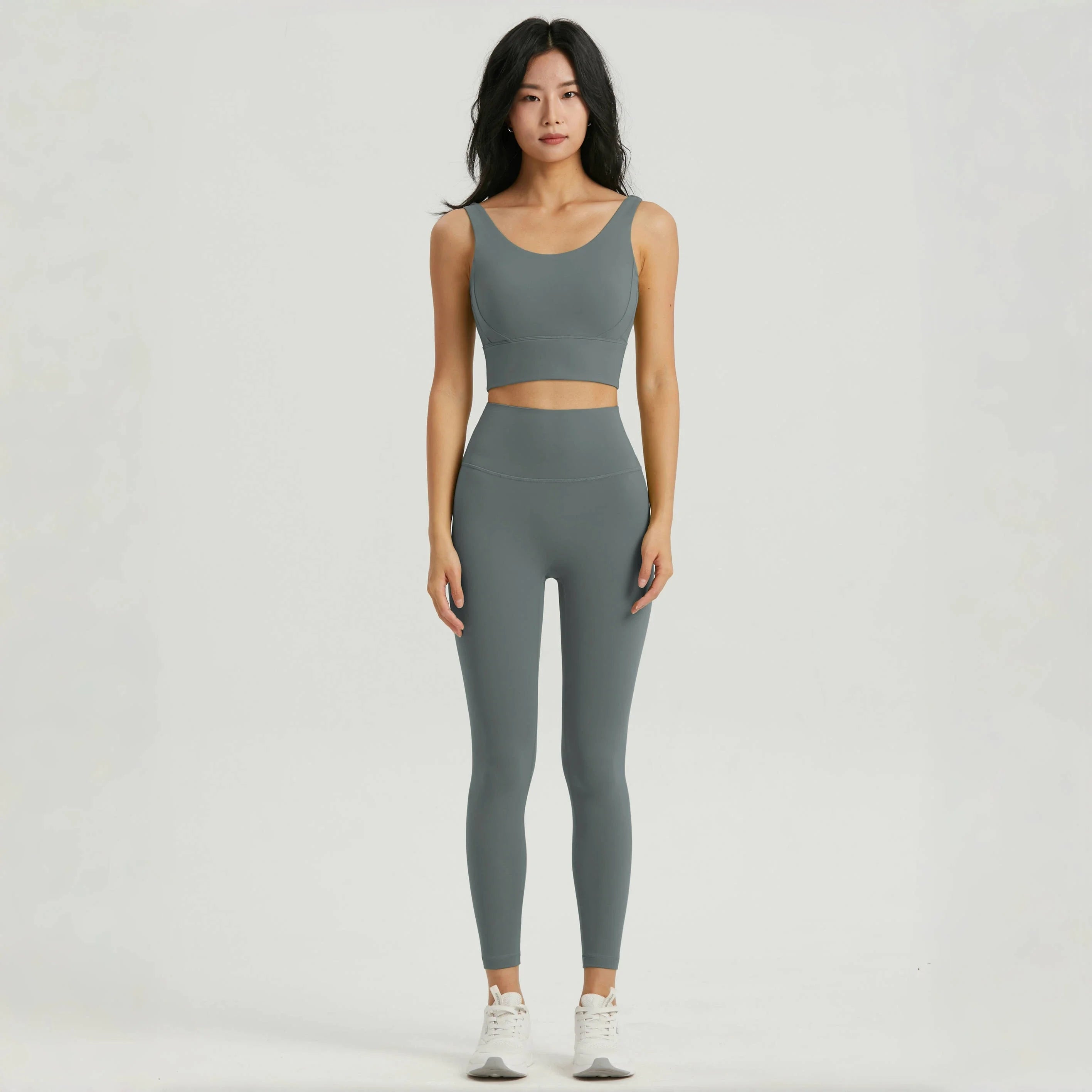 Seamless Yoga Set Bra & Leggings With Pocket Tights