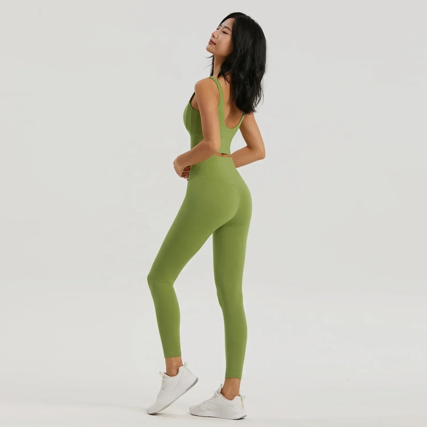 Seamless Yoga Set Bra & Leggings With Pocket Tights