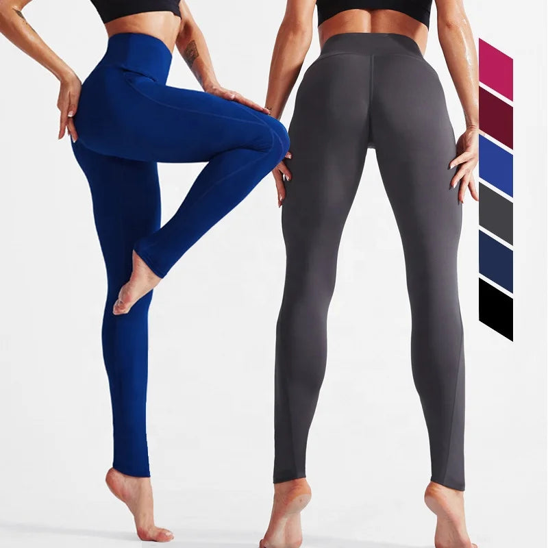 High Waisted Sports Yoga Pants Gym Leggings With Pockets Fitness & Yoga Wear